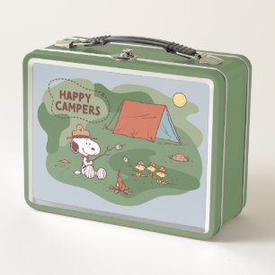 Lunch Box cacahuètes   Snoopy & Woodstock Happy Campers