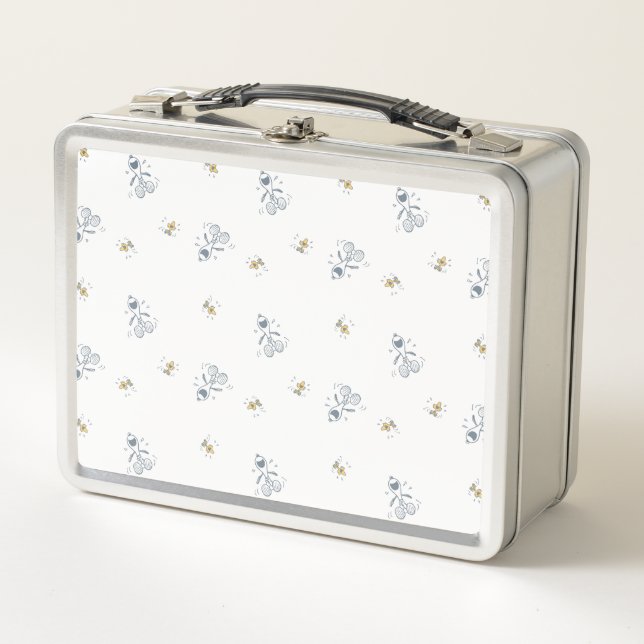 Lunch Box cacahuètes | Snoopy & Woodstock Laughing Motif (Devant)