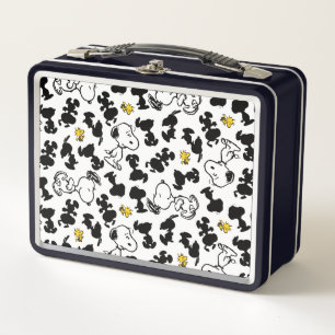 Lunch Box cacahuètes Snoopy & Woodstock Shadow Motif
