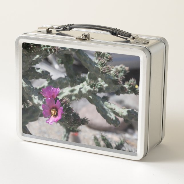 Lunch Box Cactus Challa en fleurs (Devant)