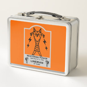 Lunch Box Cadeau de monteur de lignes électriques
