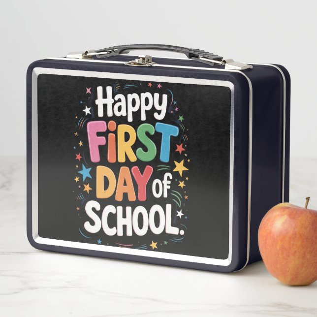 Lunch Box Cadeau de vie d'enseignant Bonne première journée  (En situation)