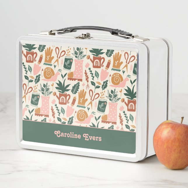 Lunch Box Cadeau personnalisé pour jardinier (En situation)
