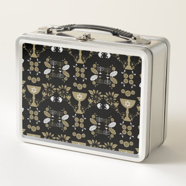 Lunch Box Cadeaux juifs traditionnels pour Shabbat (Devant)