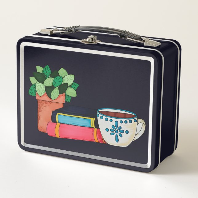Lunch Box Café & un bon livre (Devant)