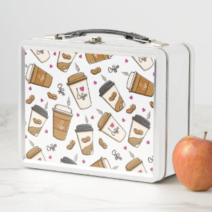 Lunch Box Cafés, Fèves de café, Amateur de café, Coeurs