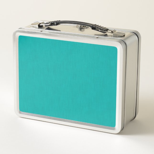 Lunch Box Calme & simple  Fond texturé turquoise (Dos)