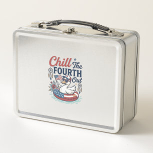 Lunch Box Calmer Le Quatre Juillet T-Shirt Vectoriel Canard