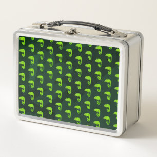Lunch Box Caméléon vert mignon
