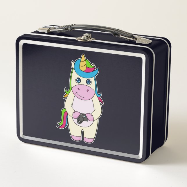 Lunch Box Caméra Unicorn (Devant)