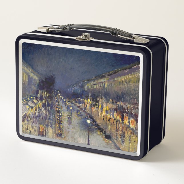 Lunch Box Camille Pissarro - Boulevard Montmartre en nuit (Devant)