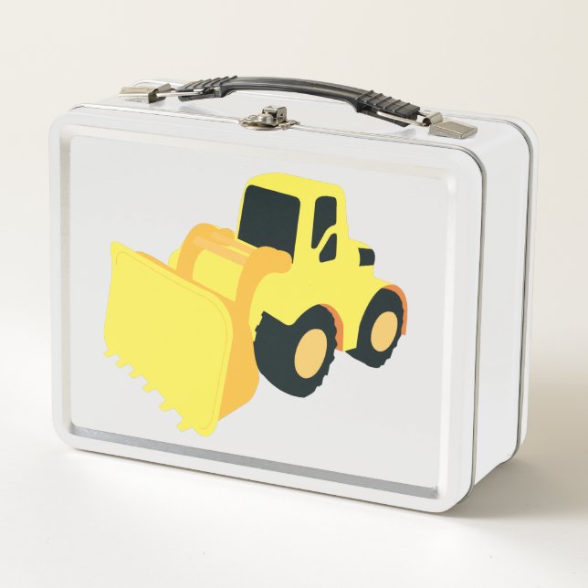 Lunch Box Camion de construction de chargeur frontal (Devant)