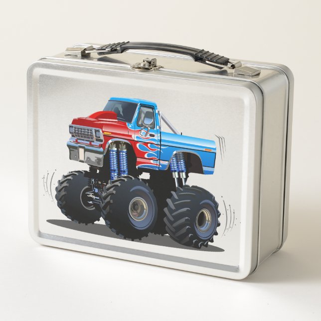 Lunch Box Camion monstre de dessin animé (Devant)