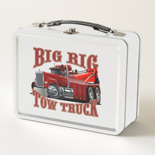 Lunch Box Camion remorque de dessin (Devant)