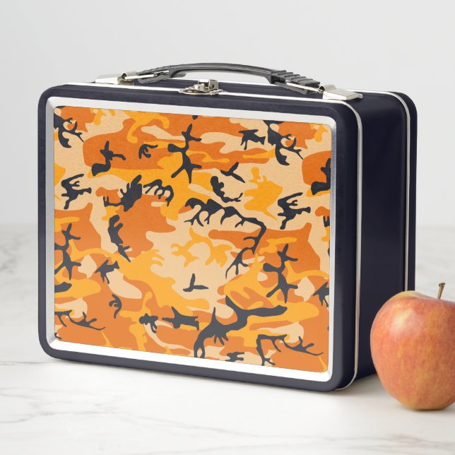 Lunch Box Camouflage orange, Militaire, Armée (En situation)