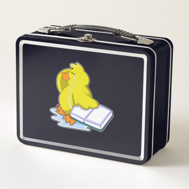 Lunch Box Canard avec livre (Devant)