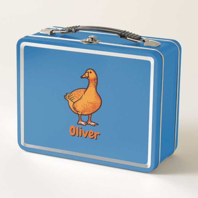 Lunch Box Canard orange enfants  (Devant)