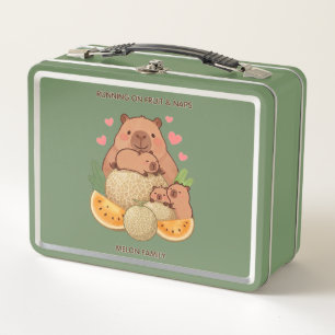 Lunch Box Capybara courant sur des fruits et des siestes Fam