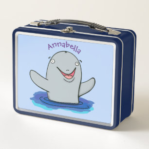 Lunch Box Caricature adorable de marsouin
