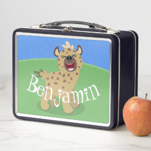 Lunch Box Caricature amusante hyena riant illustration