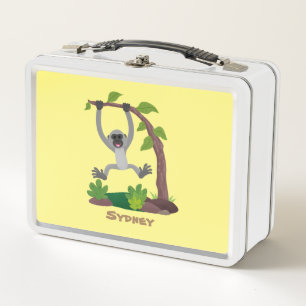 Lunch Box Caricature de bande de gibbon joyeux