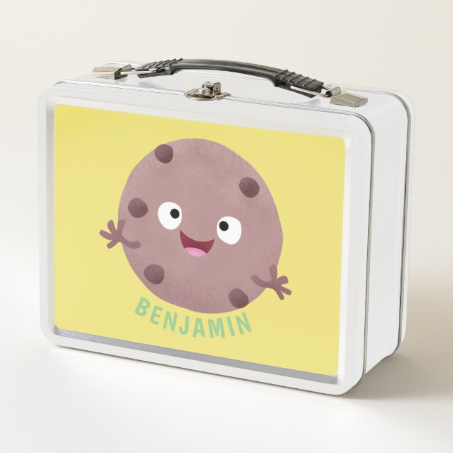 Lunch Box Caricature de biscuit à puce en chocolat (Devant)