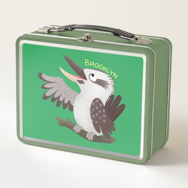 Lunch Box Caricature de kookaburra drôle et drôle (Devant)