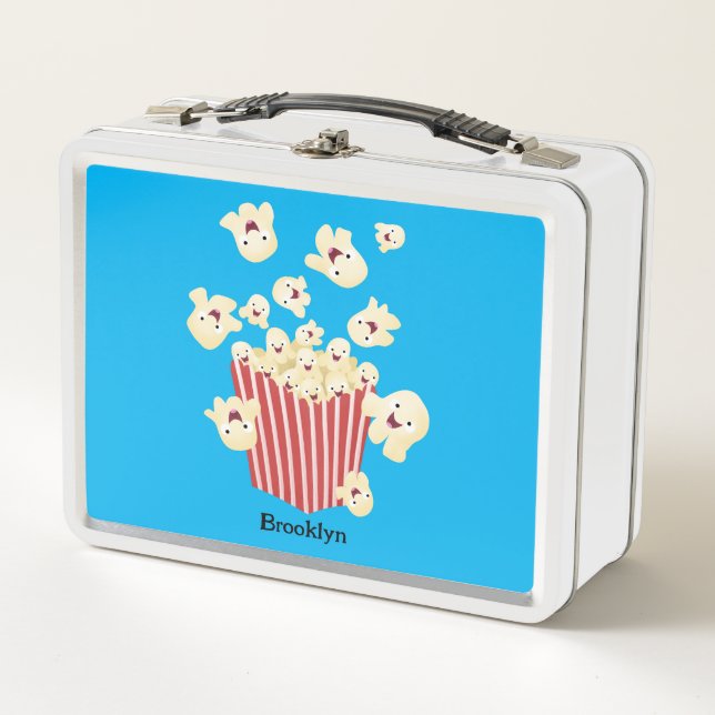Lunch Box Caricature de pop-corn drôles (Devant)