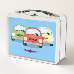 Lunch Box Caricature de voitures Cute kawaii