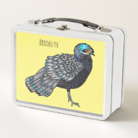 Caricature d'oiseau de faisan paon de Bornéo