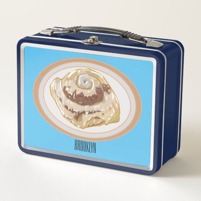 Lunch Box Caricature en rouleau de cannelle (Devant)