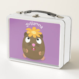Lunch Box Caricature joyeuse de cobaye mignonne