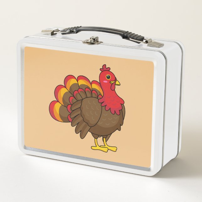 Lunch Box Caricature mignonne Turquie (Devant)