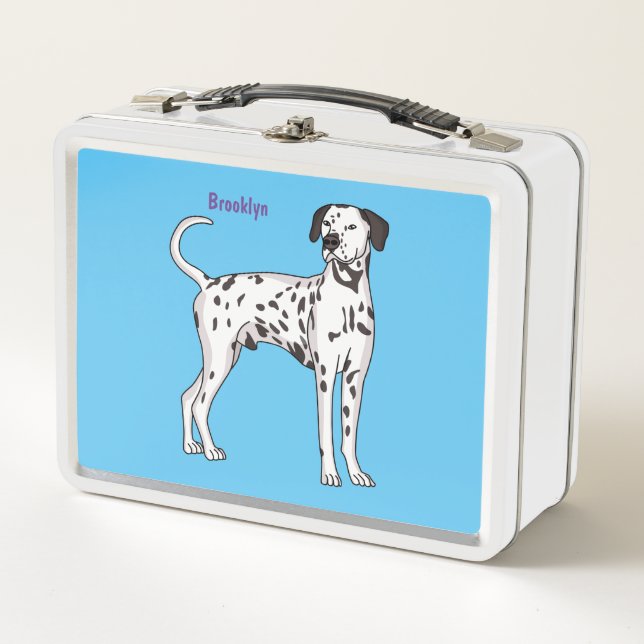 Lunch Box Caricature pour chien dalmate (Devant)
