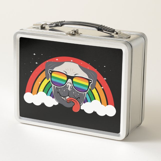 Lunch Box Carlin arc-en-ciel mou (Devant)