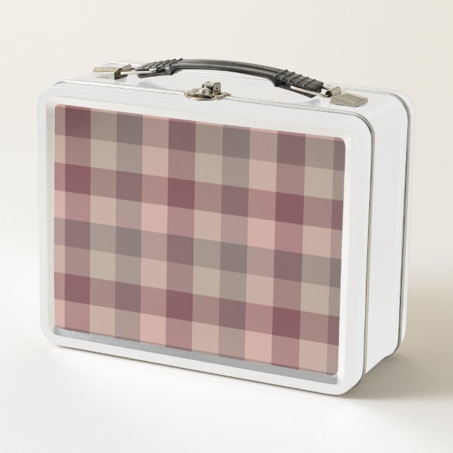 Lunch Box Carreau blushwood (Devant)