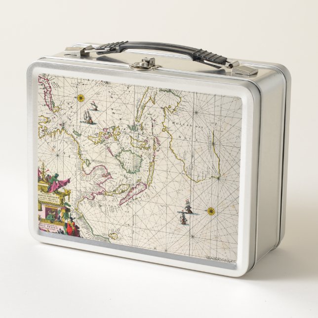 Lunch Box Carte antique des Indes est (Devant)