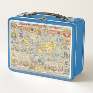 Lunch Box Carte des Nations Unies du monde