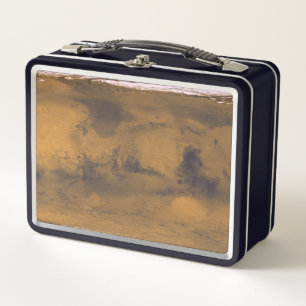 Lunch Box Carte du Monde de Mars Planète Rouge par Satellite