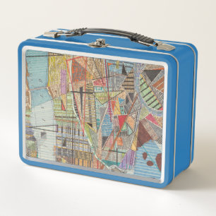 Lunch Box Carte moderne de New York I