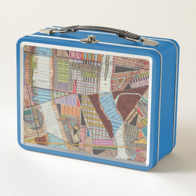 Lunch Box Carte moderne de New York II (Devant)
