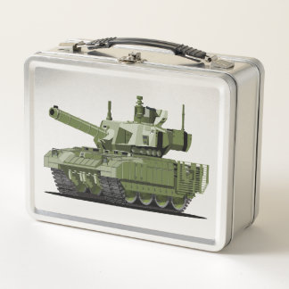 Lunch Box Cartoon modern armored tank