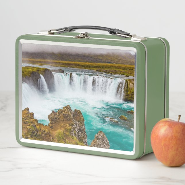 Lunch Box Cascade de Godafoss, Islande (En situation)