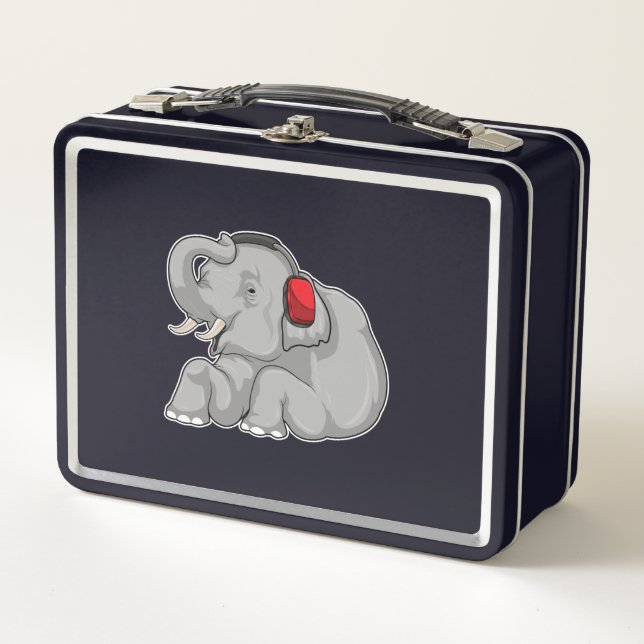 Lunch Box Casque Audio Elephant Music (Devant)