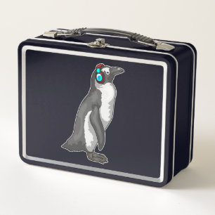 Lunch Box Casque de musique Penguin