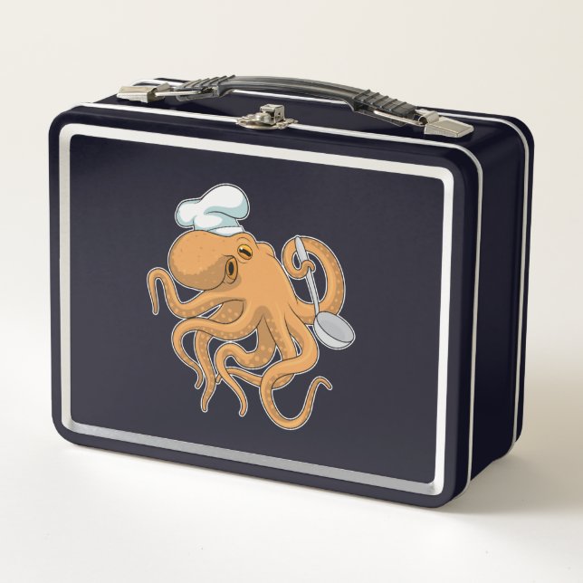 Lunch Box Casquette chef Octopus Cook (Devant)