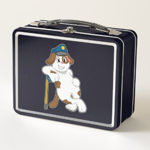 Lunch Box Casquette de police de chien