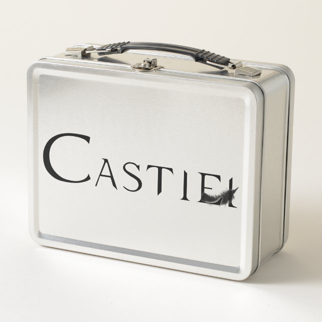 Lunch Box Castille avec plumes (Devant)