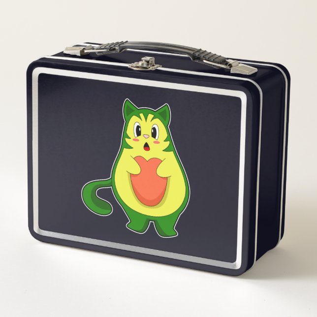 Lunch Box Cat Avocado (Devant)