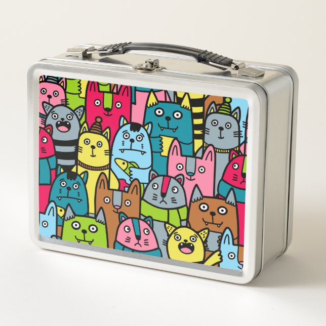 Lunch Box Cat et kitten (Devant)